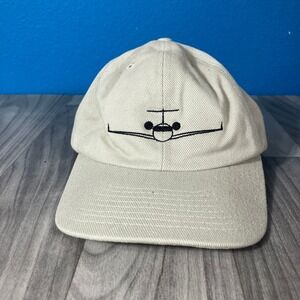 Bombardier Hat Fersten Worldwide Men's Adjustable Beige Aviation Jet Cap‎